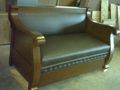 Newly Restored Leather Couch